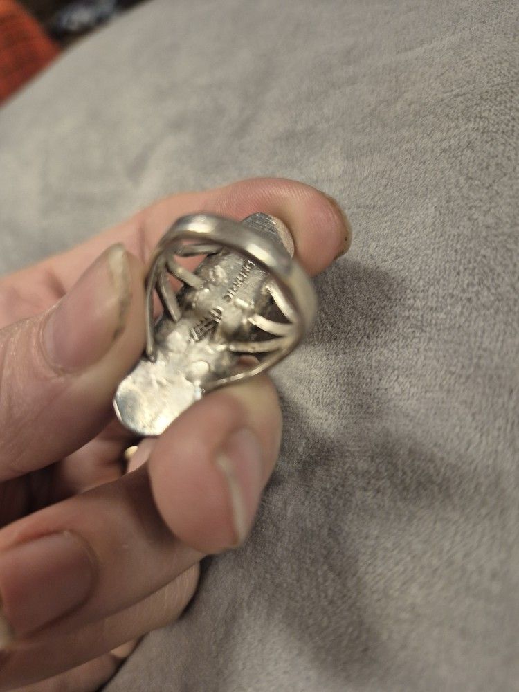 125 $ Stearling 925 Terqouise Beautiful Stone 