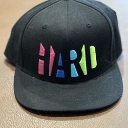 Black HARD Summer Hat - Neon Logo (Great Condition!)