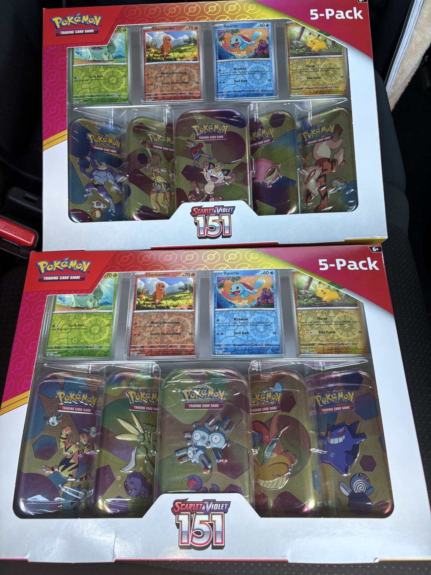 Pokemon Scarlet & Violet 151 Mini Tin 5 Pack Costco