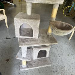$20 -Cat House/ Tower For Indoor Cat