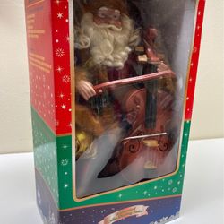Animated Cello Playing Santa Claus