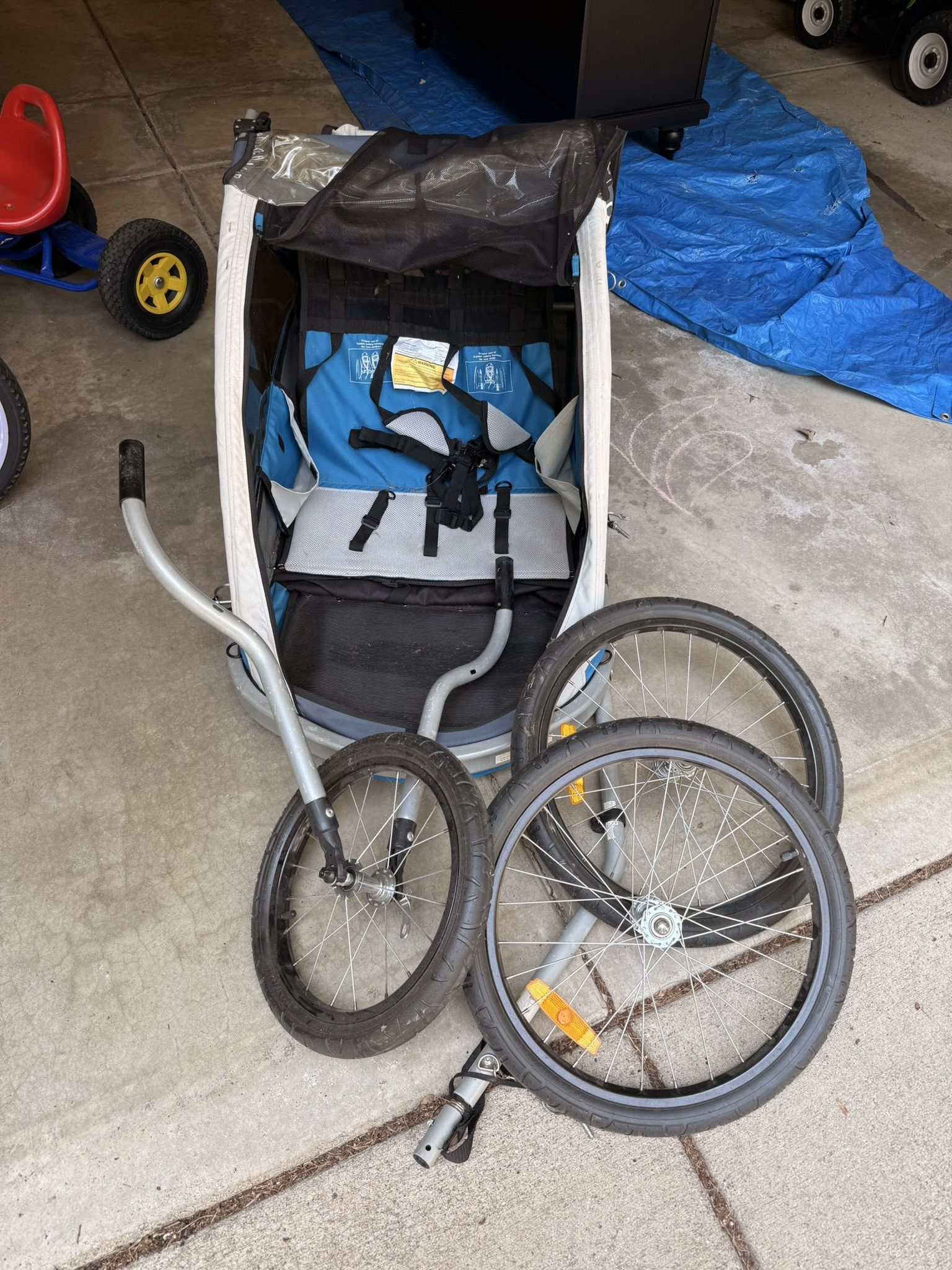 Everyday Two Seater Bike And Run Trailer