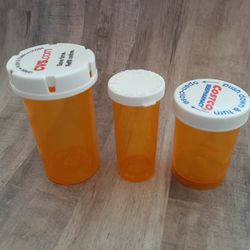 OCC or Halloween Project Rx Bottles, Empty