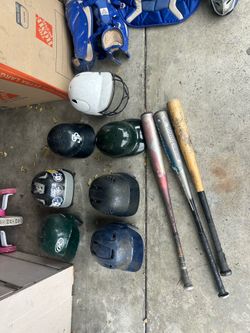 Used baseball gear