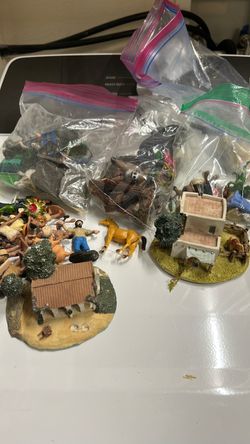 Craft figurines people animals