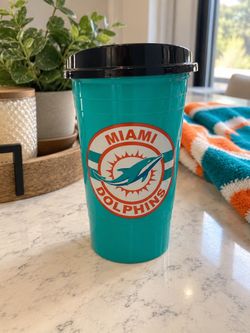 Miami Dolphins NFL Tumbler – New/Never Used – $12