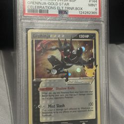 2021 Pokemon Greninja Gold Star