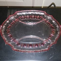 Depression Glass Serving Tray