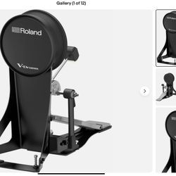 Roland Kick Pad KD-10 V-Drums Electronic Drum Single & Twin Pedal Compatible