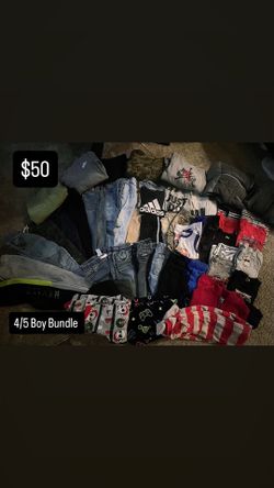 Boys Clotges bundle 4-5 T