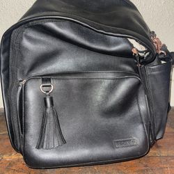 Skip Hop Black Baby Diaperbag Backpack 