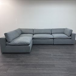 Cloud Sectional Sofa – 4 Piece L-Shape Like New