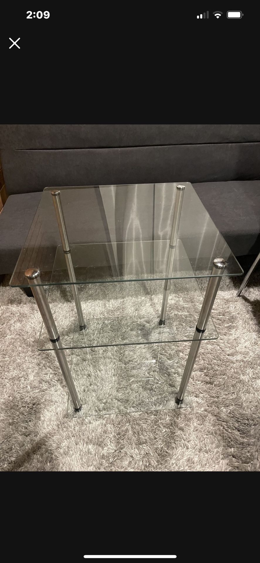 Glass Small Table /end Table