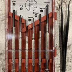 6 Pcs Mini Tool Kit Plus Tweezer 
