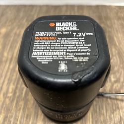 Genuine OEM Black & Decker PS720 Power Pack - Type 1, 7.2V