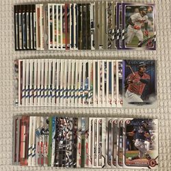 Cleveland Guardians / Cleveland Indians 82 Card Baseball Lot