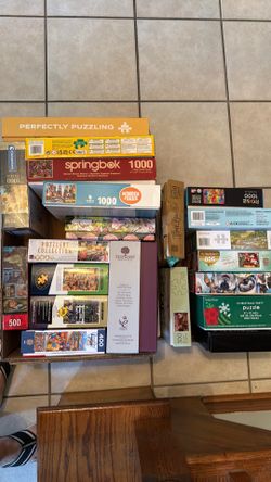 Bundle of 21 Jigsaw Puzzles