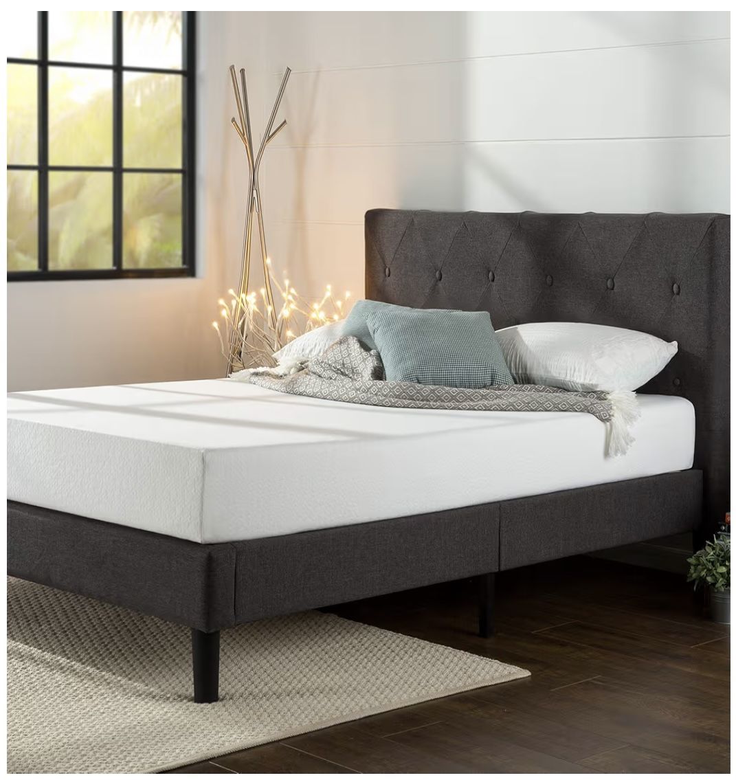 Zinus Shalini Upholstered Platform Bed Frame