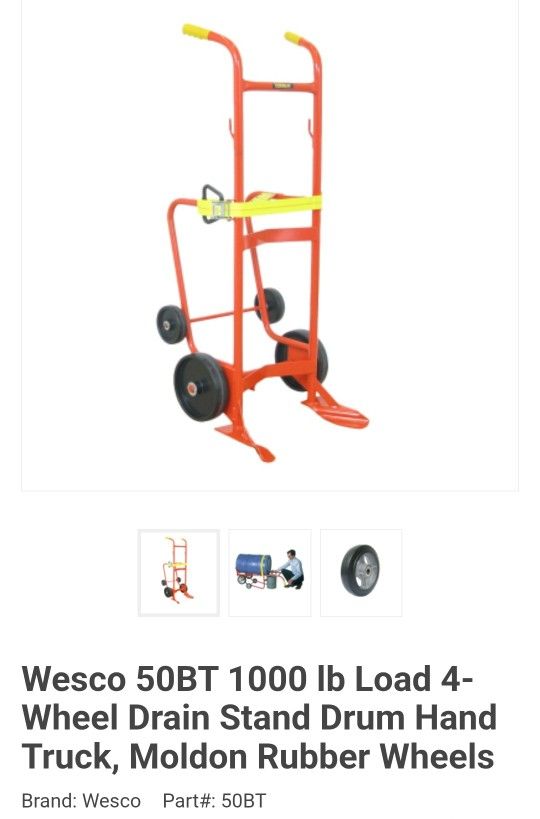 Wesco 50BT Series Drum Truck