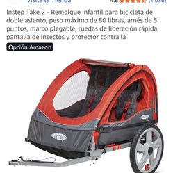 Remolque Infantil Para Bicicleta Unico Sencillo 