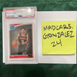 2018 Panini Donruss #198 Trae Young Hawks RC Rated Rookie PSA 10 GEM MINT