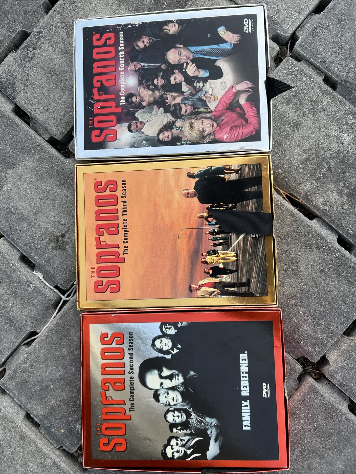 Sopranos DVDs Season 2,3,4