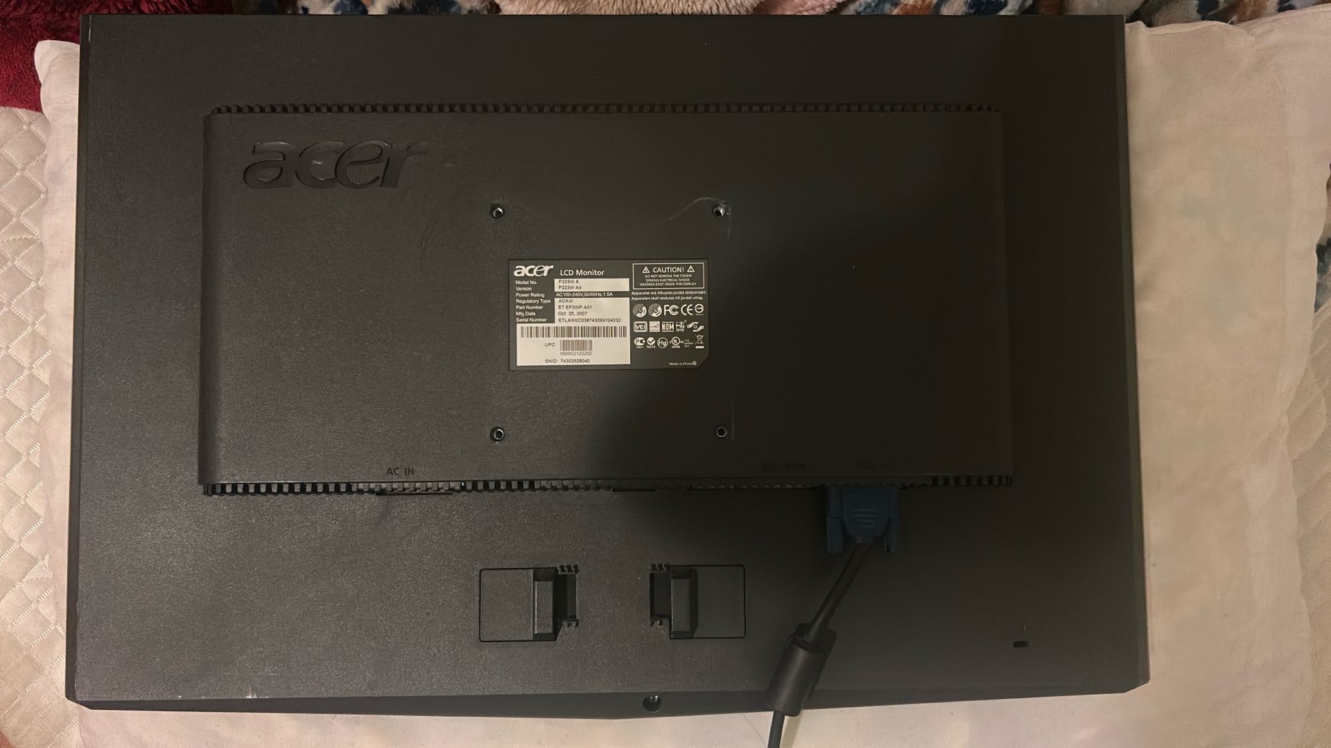 Acer Monitor