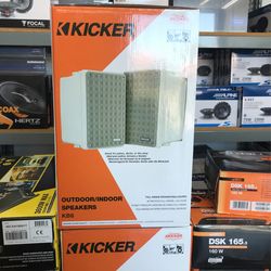 Kicker Outdoor Indoor Speakers KB6