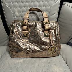 Michael Kors mirror metallic purse