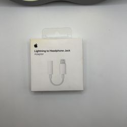 Original Apple Lightning to Headphone Jack