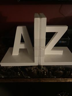A & Z bookends