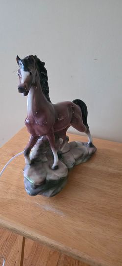 Vintage Horse Lamp