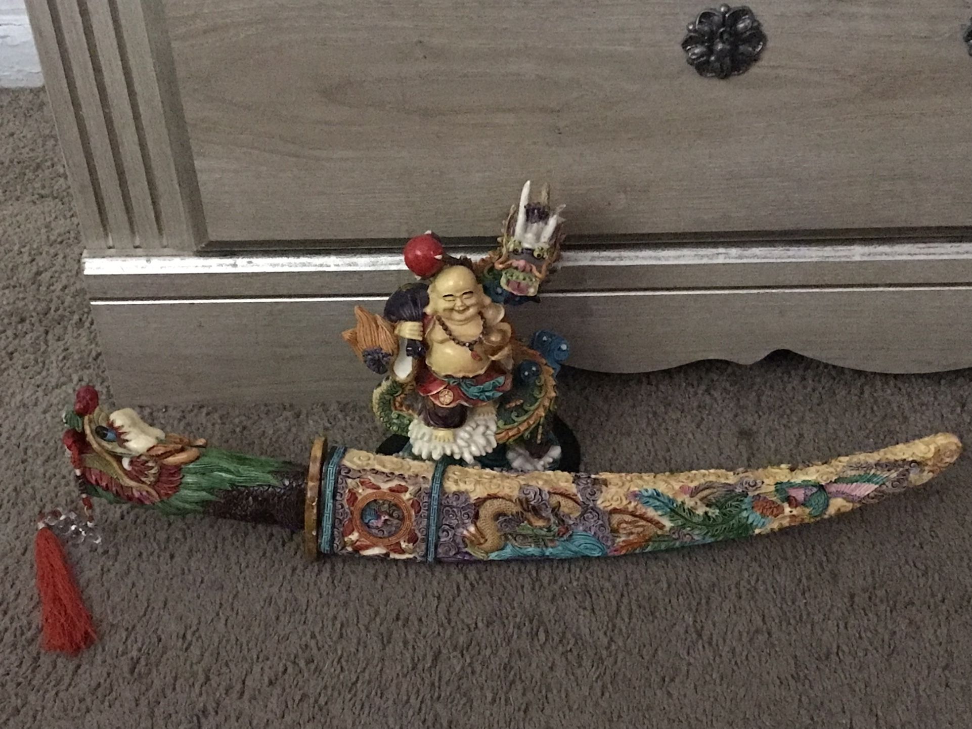 Oriental Sword Figurine