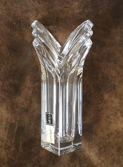 Crystal Flower Vase by Mikasa