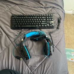 Bengoo Headphones & CH°NCH°W Keyboard 
