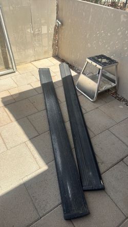 Black Rubber Threshold Ramps – Set of 2