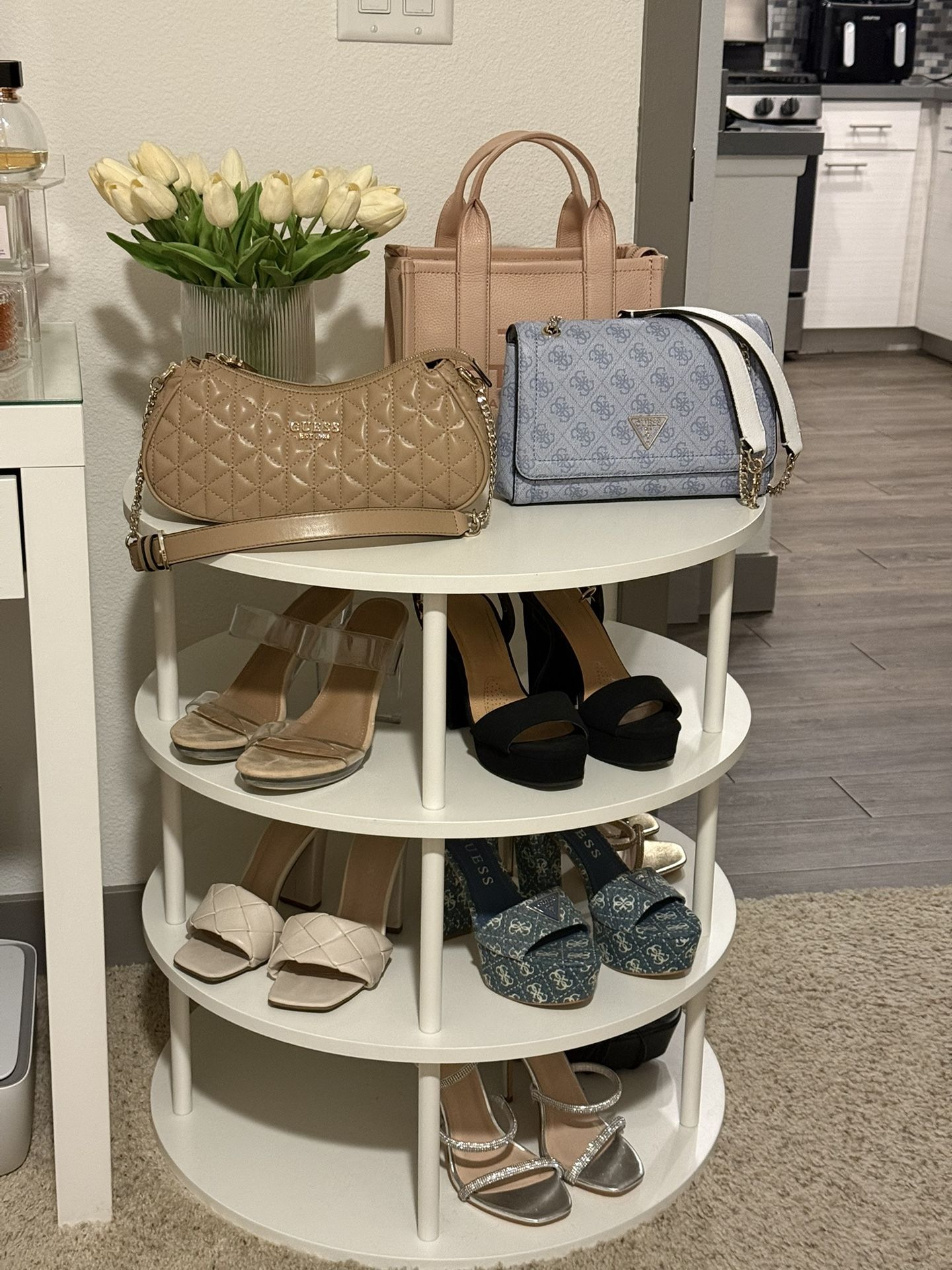 4 Tier Round Shelf