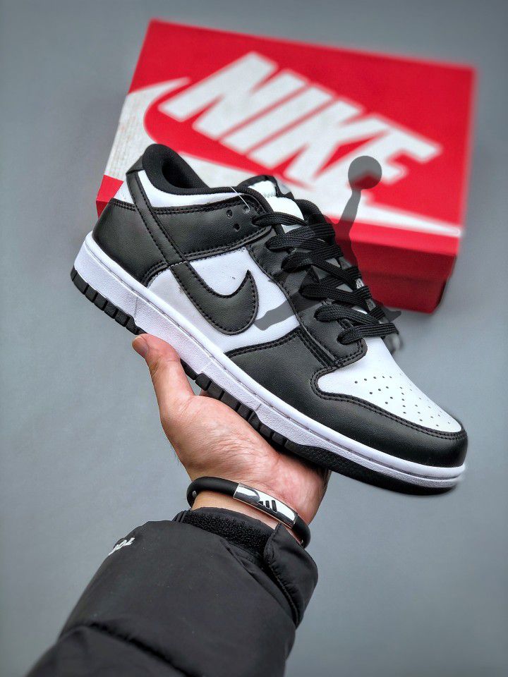 Nike Dunk Low Retro White Black All Sizes Available