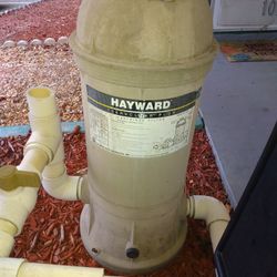 Hayward C900 Cartridge Filter And Housing With Valves, Air Gauge