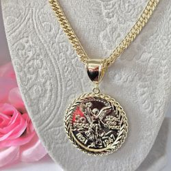 BRAZILIAN GOLD FILLED CHAIN WITH CENTENARIO 
