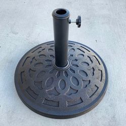 Brand New $30 Umbrella Base 19 Inches Round 30lbs Patio Stand Outdoor Garden Market