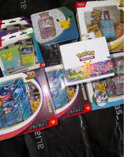 Pokemon 30th Celebration TCG Lot – Tins, Ex Boxes & Blisters