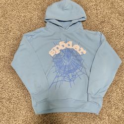 Spider hoodie sky blue