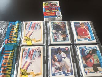 3 Unopened packs 1990 Fleer Baseball Cards