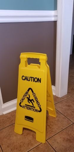Caution sign