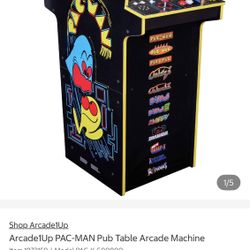 Arcade1 PAC Man Machine With 15 Games 
