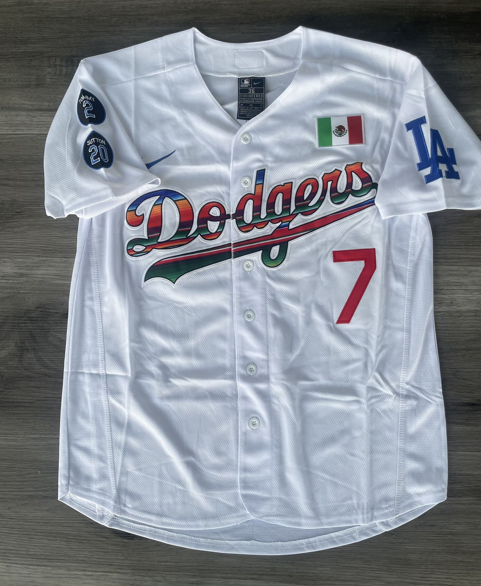 Mens Urias Dodgers Mexican Heritage Jersey