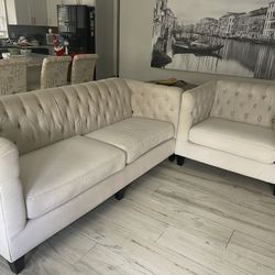 2pc Sofa And Oversized Chair