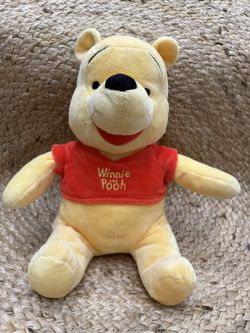 Kohl's Winnie the Pooh Plush - Soft Yellow and Bright Red