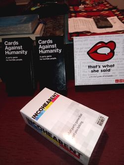 Four Popular, Adult Party Game Decks. $40